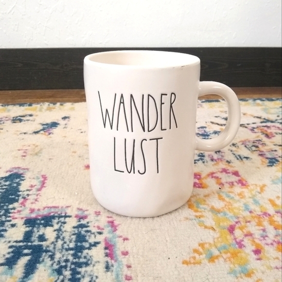 SALE 🛍️ RAE DUNN WANDER LUST Ceramic mug - Picture 1 of 6